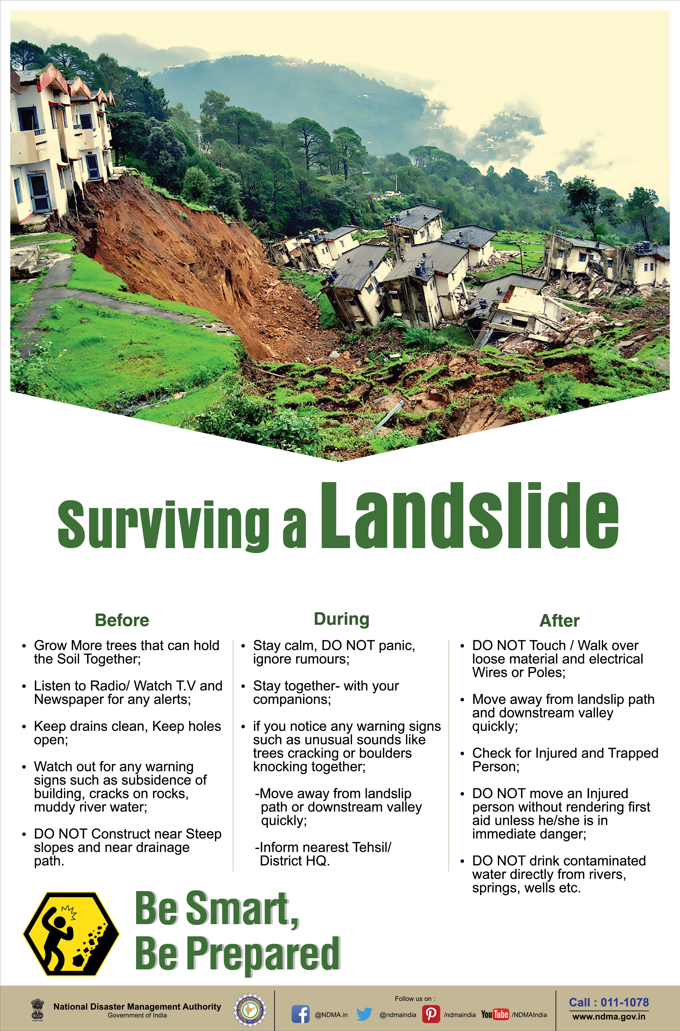 Survive a landslide with these do’s and don’ts 